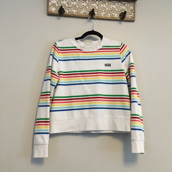 rainbow vans sweatshirt